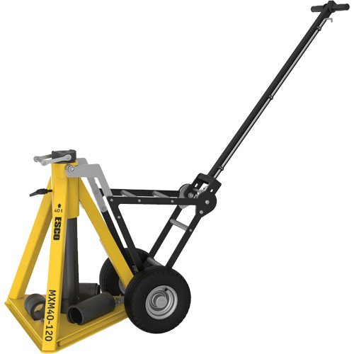 Mammut 44-Ton Jack Stand Transport Dolly Planification Entrepots Molloy