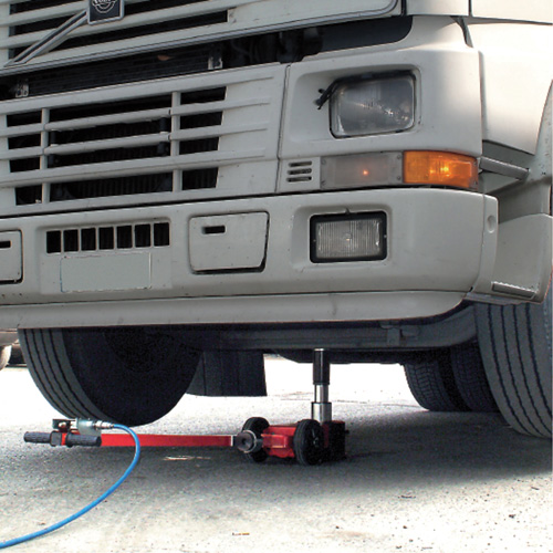 2-Stage Jack, 33 Ton(s)/66 Ton(s), Air Hydraulic Planification Entrepots Molloy