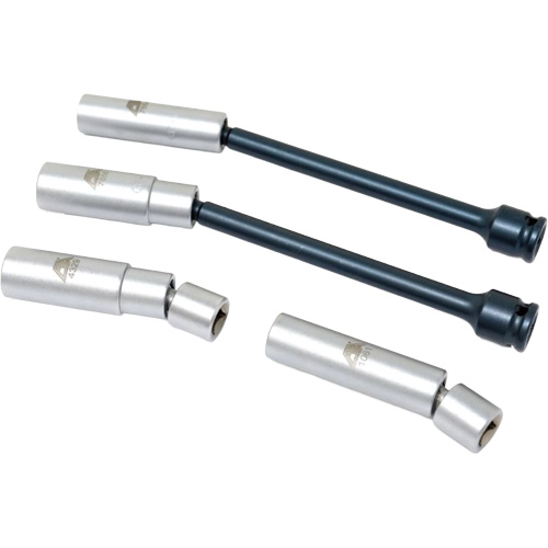 Jeu de douilles pivotantes pour bougie d'allumage Euro 4 mcx, Prise 3/8" Planification Entrepots Molloy