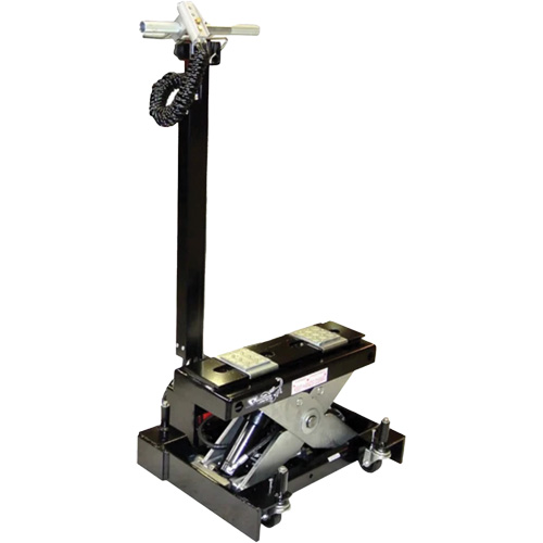 Cric de service de plancher, 12 tonne(s) Capacit&eacute;, 7-1/2" Abaiss&eacute;e, 15-3/4" &eacute;lev&eacute;e, Air comprim&eacute;/hydraulique Planification Entrepots Molloy