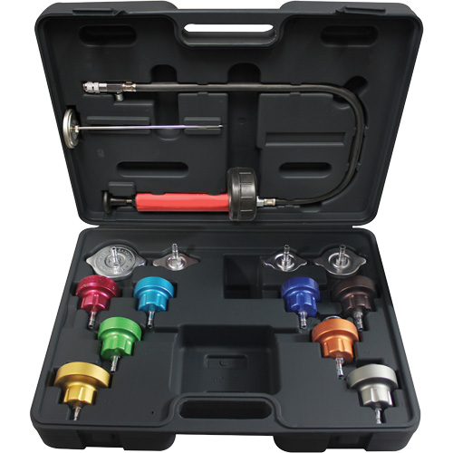 Trousse pour test de pression universel pour syst&egrave;me de refroidissement 14 mcx Planification Entrepots Molloy