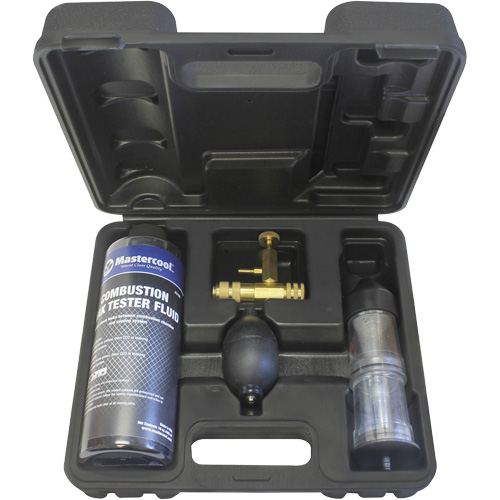 Trousse pour testeur de fuite de gaz de combustion avec adaptateur pour capuchon de test Planification Entrepots Molloy