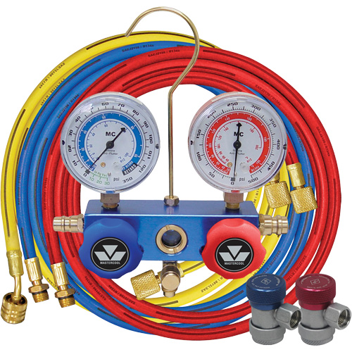 Ensemble de jauge &agrave; collecteur en aluminium 2 voies R134A Planification Entrepots Molloy