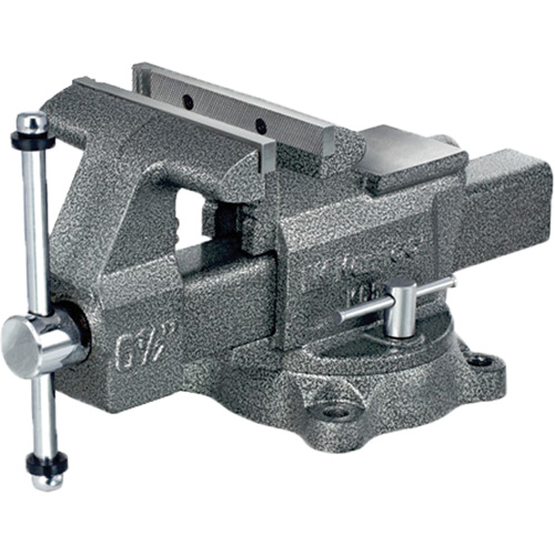 K65 Professional Workshop Vise, 6-1/2" Jaw Width, 3-7/8" Throat Depth, Swivel Base Planification Entrepots Molloy