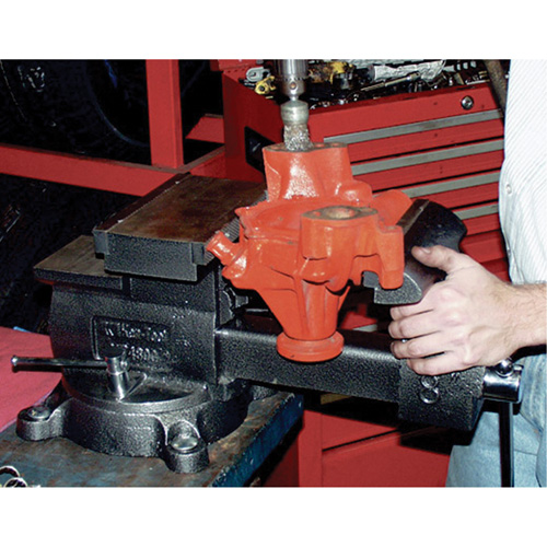 KT4800 Professional Reversible Mechanics Vise, 8" Jaw Width, 4-7/8" Throat Depth, Swivel Base Planification Entrepots Molloy