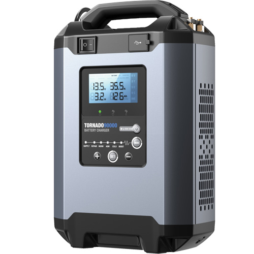 Tornado90000 90A Stable Power Supply & Smart Charger 12V/24V Planification Entrepots Molloy