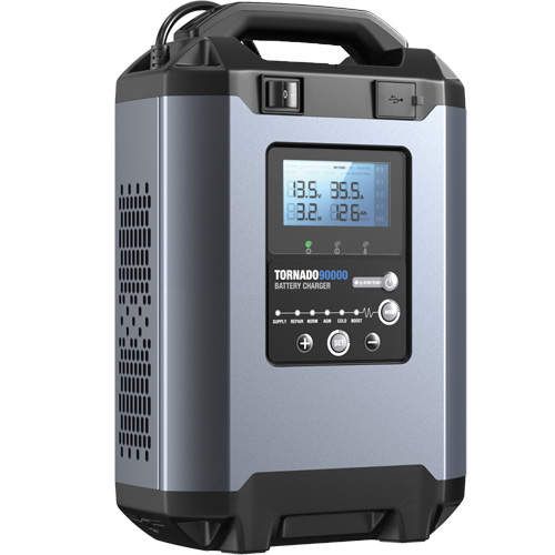 Tornado90000 90A Stable Power Supply & Smart Charger 12V/24V Planification Entrepots Molloy