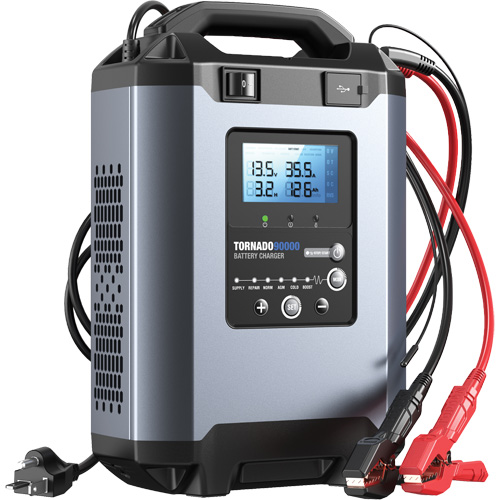 Tornado90000 90A Stable Power Supply & Smart Charger 12V/24V Planification Entrepots Molloy