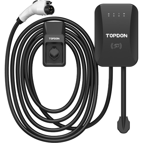 Chargeur r&eacute;sidentiel PulseQ AC pour VE avec mode identification par radiofr&eacute;quence (RFID), 40 A, Niveau 2 CA, Connecteur Type 1 (SAE J1772) Planification Entrepots Molloy