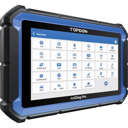 Outil de diagnostic ArtiDiag Pro 7" avec fonctions de service et commandes bidirectionnelles Planification Entrepots Molloy