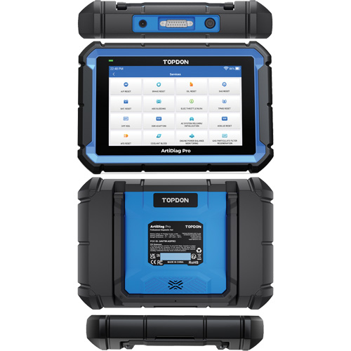 Outil de diagnostic ArtiDiag Pro 7" avec fonctions de service et commandes bidirectionnelles Planification Entrepots Molloy