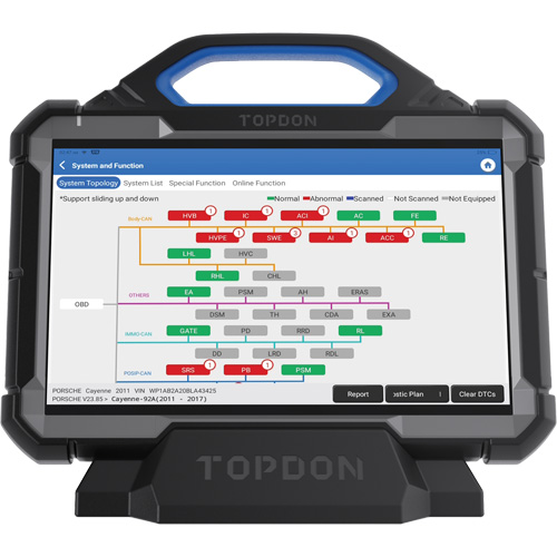 Outil de diagnostic de niveau OE Phoenix Max Basic de 13,3", station daccueil et programmation infonuagique Planification Entrepots Molloy