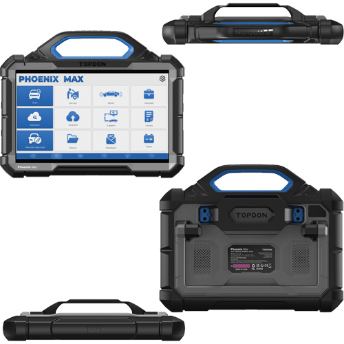 Outil de diagnostic Phoenix Max de niveau &eacute;quipement original de 13,3" avec station daccueil et oscilloscope &agrave; 4 voies Planification Entrepots Molloy