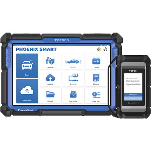 Phoenix Smart – Outil de diagnostic de niveau constructeur avec &eacute;cran 10,1", programmation bas&eacute;e sur l'infonuage et protocoles avanc&eacute;s Planification Entrepots Molloy