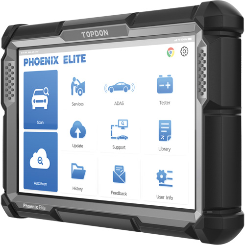 Outil de diagnostic de niveau constructeur Phoenix Elite avec &eacute;cran 10,1", programmation bas&eacute;e sur l'infonuage et CANFD Planification Entrepots Molloy