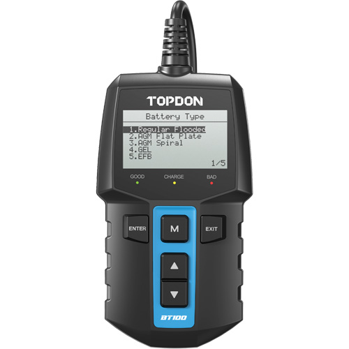 BT100 12V Battery & System Tester Planification Entrepots Molloy