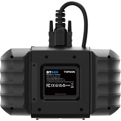 BT600 12V Battery & 12V/24V System Tester with Built-in Printer Planification Entrepots Molloy