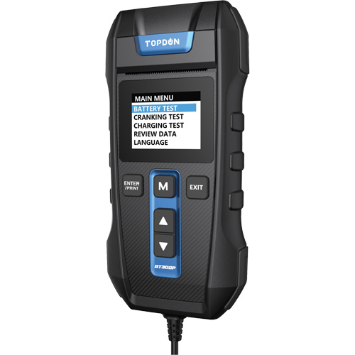 BT300P Battery, Charging & Cranking System Tester with Printer Planification Entrepots Molloy