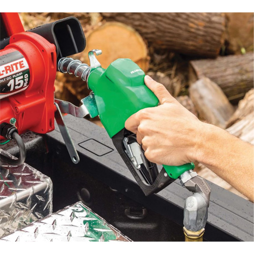 Pistolet de distribution automatique vert pour diesel Planification Entrepots Molloy