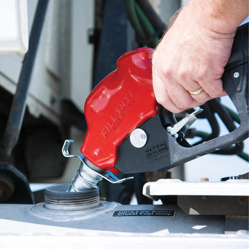 Pistolet automatique rouge &agrave; tr&egrave;s haut d&eacute;bit pour diesel Planification Entrepots Molloy