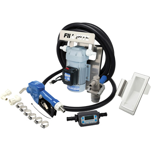 115V AC DEF Transfer Pump & IBC Tote Bracket with Nozzle & Meter Planification Entrepots Molloy