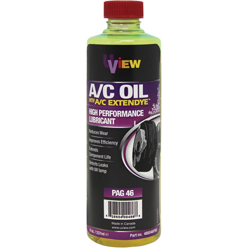 PAG 46 Oil with A/C ExtenDye, 237 ml, Bottle Planification Entrepots Molloy