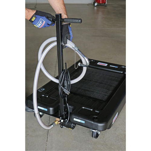 Drain pour camion &agrave; profil bas avec pompe &eacute;lectrique Planification Entrepots Molloy
