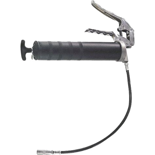 Pistolet &agrave; graisse robuste &agrave; poign&eacute;e pistolet avec rallonge de tuyau flexible, Capacit&eacute; 14 oz Planification Entrepots Molloy