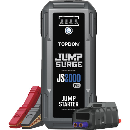 JumpSurge2000Pro 2500 Peak Amp Battery Jump Starter, Power Bank & Flashlight Planification Entrepots Molloy