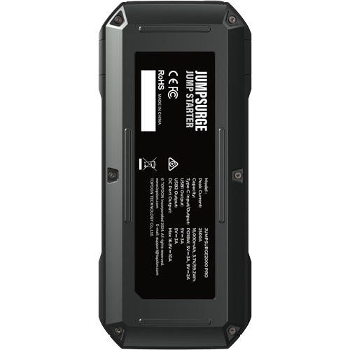 JumpSurge2000Pro 2500 Peak Amp Battery Jump Starter, Power Bank & Flashlight Planification Entrepots Molloy