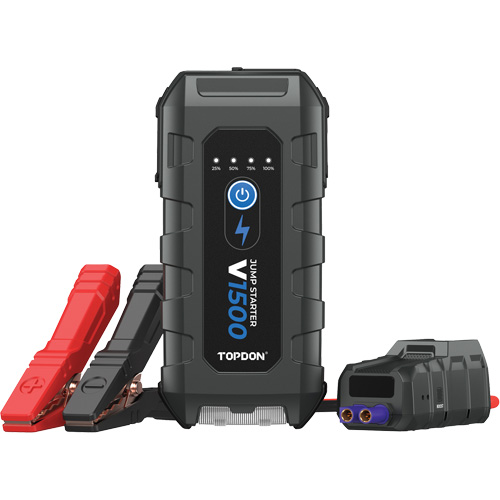 V1500 Jump Starter, Booster, Power Bank & Flashlight Planification Entrepots Molloy