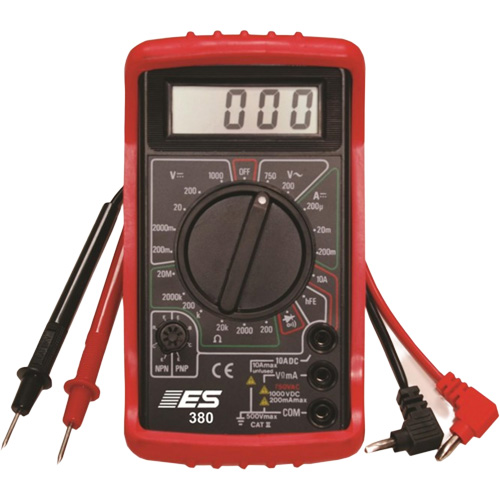 Digital Multimeter with Holster Planification Entrepots Molloy