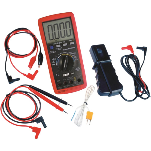 Pro Automotive Digital Multimeter with Case Planification Entrepots Molloy