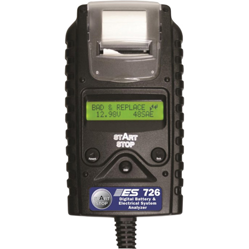 Digital Battery & Electrical System Analyzer with Printer Planification Entrepots Molloy