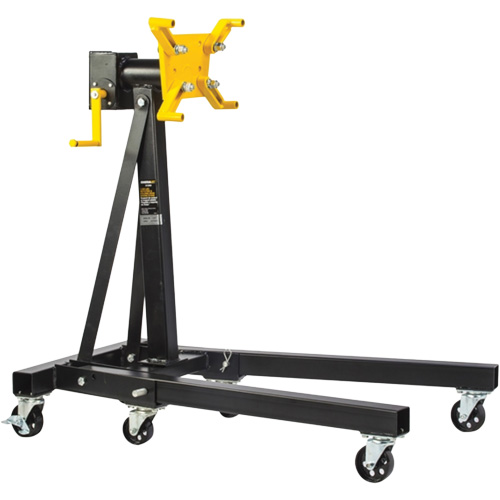 1250 lbs. Rotating Head & Folding Engine Stand, 42-3/4" H Planification Entrepots Molloy