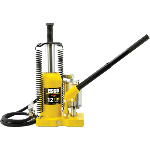 Pro Series Bottle Jack, 12 Ton(s), Air Hydraulic, 18-1/2" Raised Height Planification Entrepots Molloy