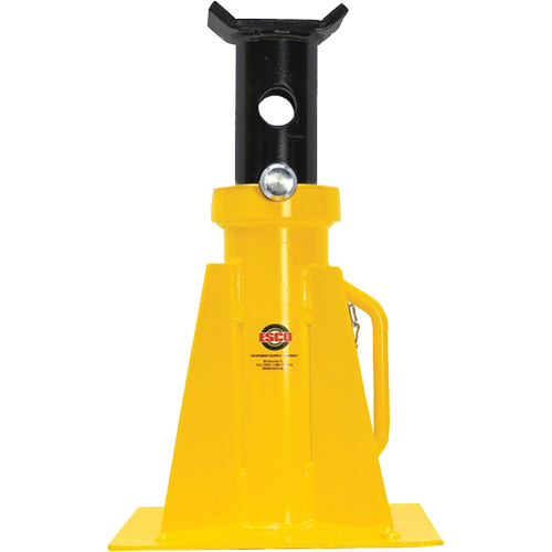 Pin Style Jack Stand, Locking Pin, 25 tons Capacity, 15-3/4" - 26-3/4" H Planification Entrepots Molloy