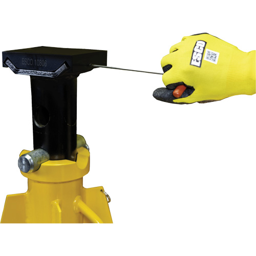 Adaptateur &agrave; dessus plat pour supports de v&eacute;rin ESCO de style haut de 20 et 25 tonnes Planification Entrepots Molloy