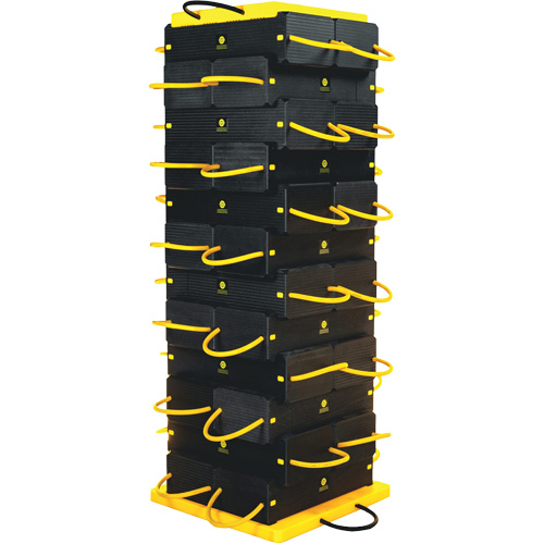 20-Piece CribLok Composite Cribbing System Kit Planification Entrepots Molloy
