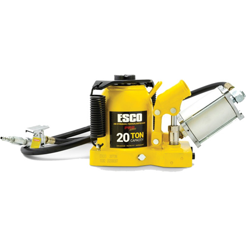 Cric bouteille de s&eacute;rie Pro "Shorty", 20 tonne(s), Air comprim&eacute;/hydraulique, 12-5/8" Hauteur &eacute;lev&eacute;e Planification Entrepots Molloy
