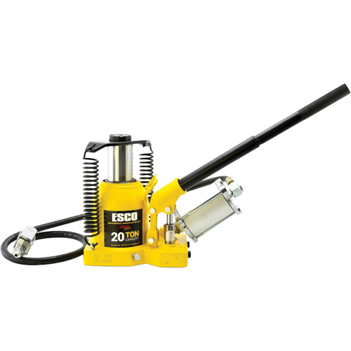 Cric bouteille de s&eacute;rie Pro "Shorty", 20 tonne(s), Air comprim&eacute;/hydraulique, 12-5/8" Hauteur &eacute;lev&eacute;e Planification Entrepots Molloy