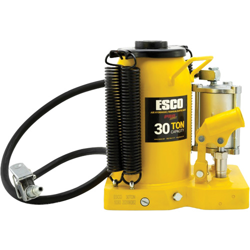Pro Series  Bottle Jack, 30 tons, Air Hydraulic, 20" Raised Height Planification Entrepots Molloy