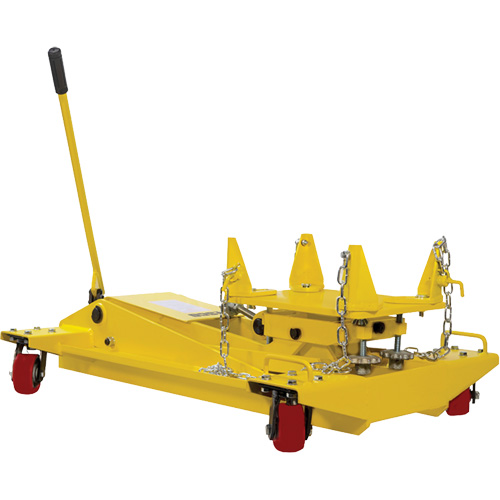 Cric de transmission Yellow Jackit, Cap. de levage 2,2 tonnes Planification Entrepots Molloy