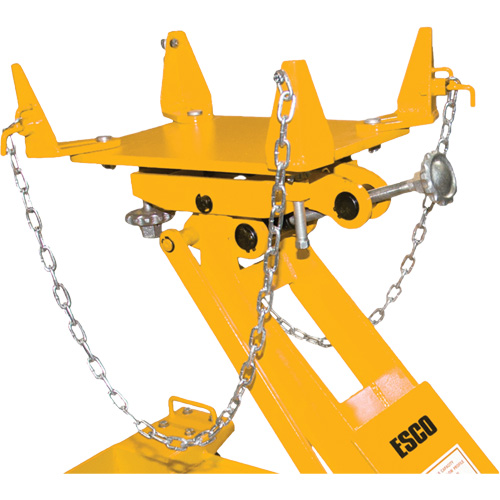 Cric de transmission Yellow Jackit, Cap. de levage 2,2 tonnes Planification Entrepots Molloy