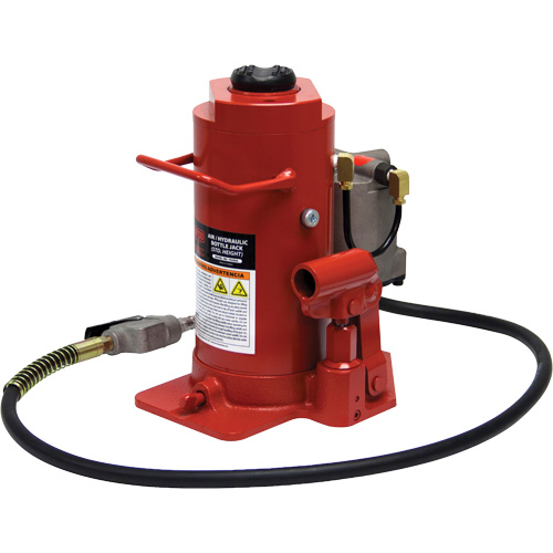 Standard Height Bottle Jack, 20 Ton(s), Air Hydraulic, 20-1/2" Raised Height Planification Entrepots Molloy