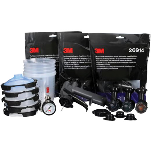 Syst&egrave;me de pistolet pulv&eacute;risateur Performance pour finition fine avec godets PPS, 13 pi³/min, 29 psi Planification Entrepots Molloy