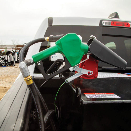 Pistolet de distribution automatique vert pour essence Planification Entrepots Molloy