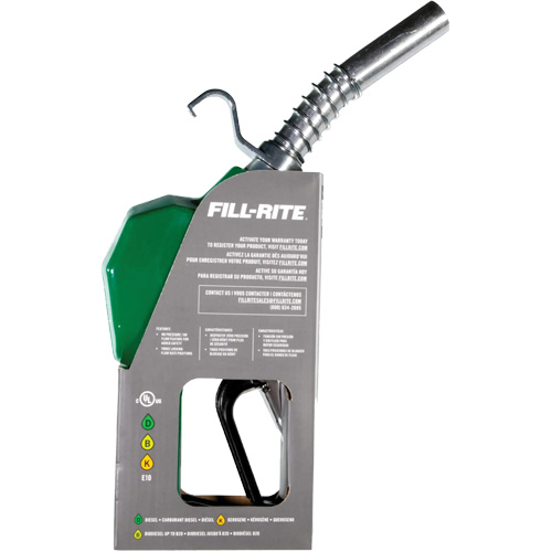 Pistolet de distribution automatique vert pour essence Planification Entrepots Molloy