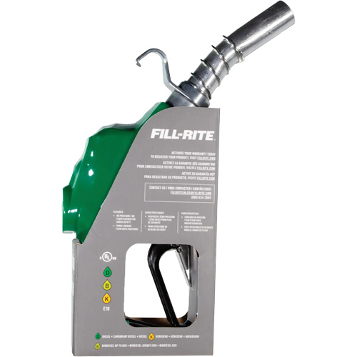 Pistolet de distribution automatique vert pour diesel Planification Entrepots Molloy