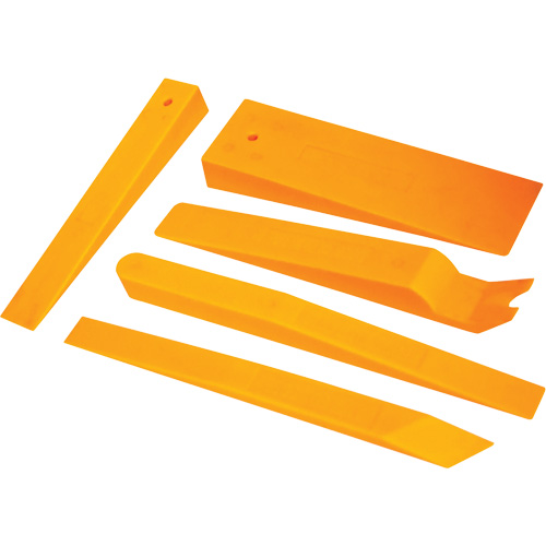 Jeu d'assortiment de 5 cales en nylon orange fluo Planification Entrepots Molloy